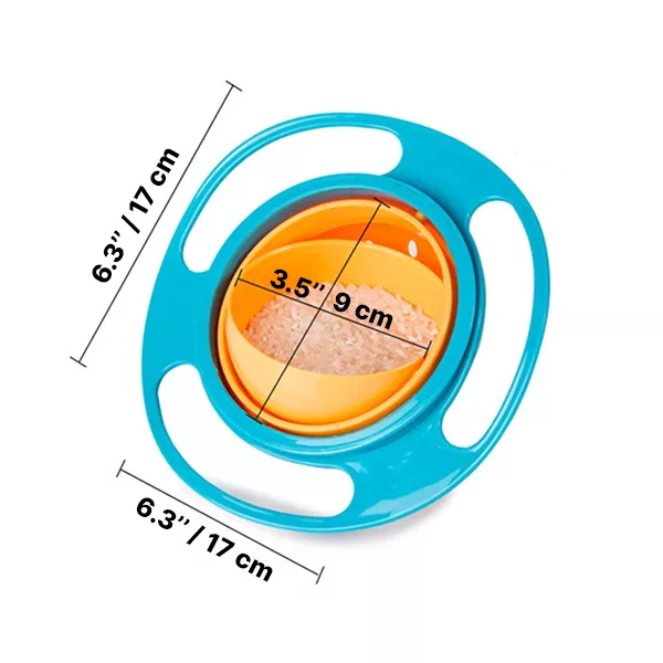 Bol Gyroscopique Rotatif Anti-Éclaboussures – Image 5