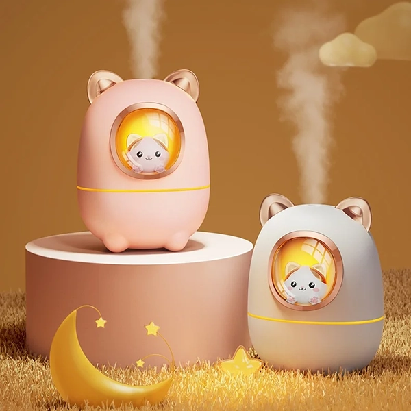 Humidificateur pour Bébé, Diffuseur D’Arômes de Chat Mignon – Image 2
