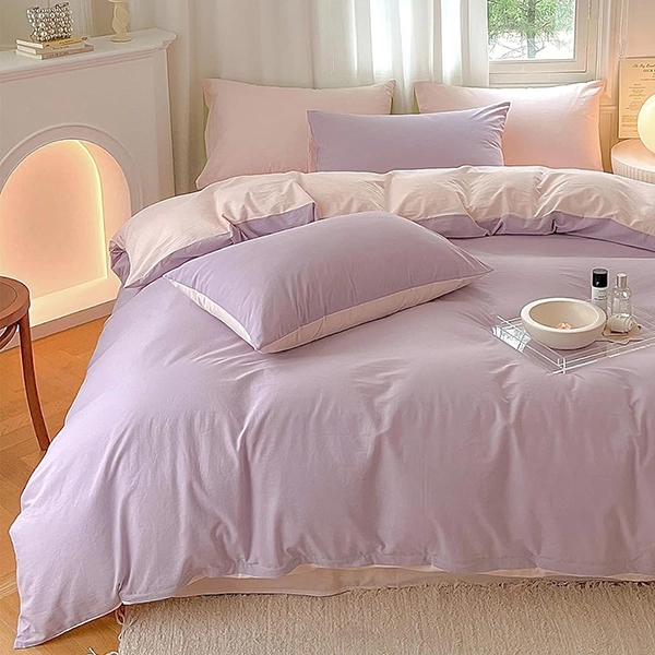 Ensemble Housse de Couette et Taie D’oreiller en Coton – Image 2