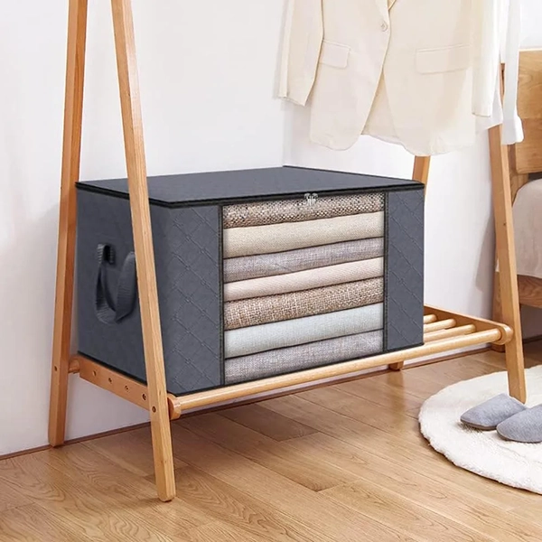 Boîte de Rangement en Tissu, Organisateur de Vêtements pour La Maison