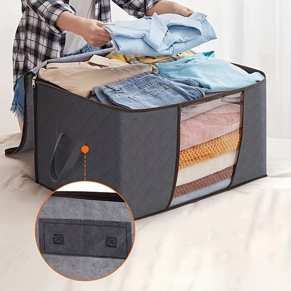 Boîte de Rangement en Tissu, Organisateur de Vêtements pour La Maison – Image 3