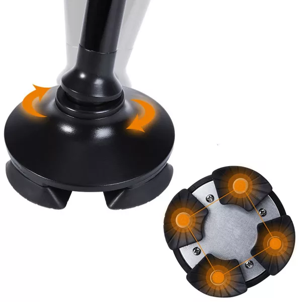 Canne Pliante Bâton de Marche Pliable avec Lumière LED – Image 3