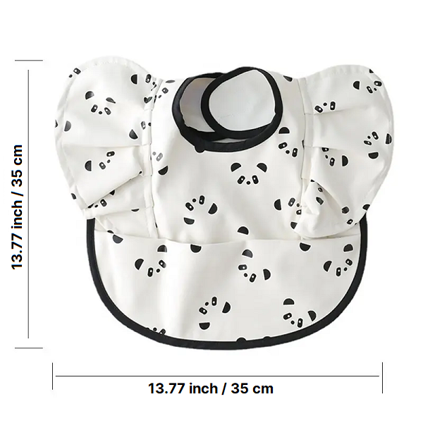 Bavoirs Imperméables Pour Bébés Avec Poche Pour Collecter Les Restes De Nourriture – Image 5