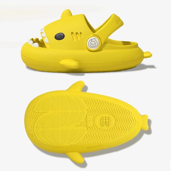 Chaussons Antidérapants Pour Enfants – Cute Shark Slippers – Image 6