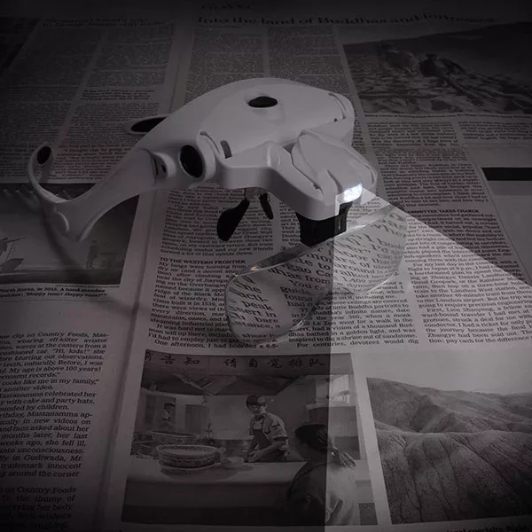 Lunettes Grossissantes avec Lumière LED – Image 2