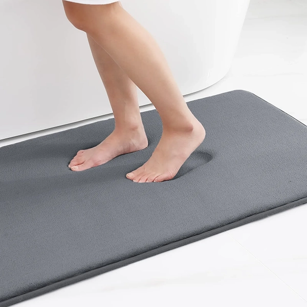 Tapis De Bain Antidérapant en Mousse À Mémoire De Forme