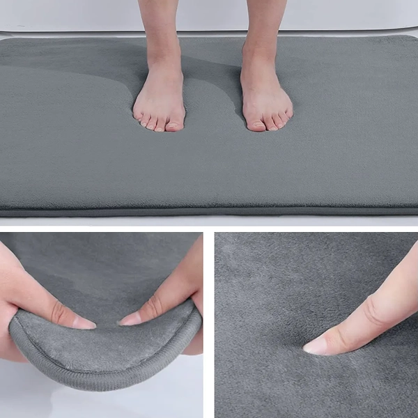 Tapis De Bain Antidérapant en Mousse À Mémoire De Forme – Image 2