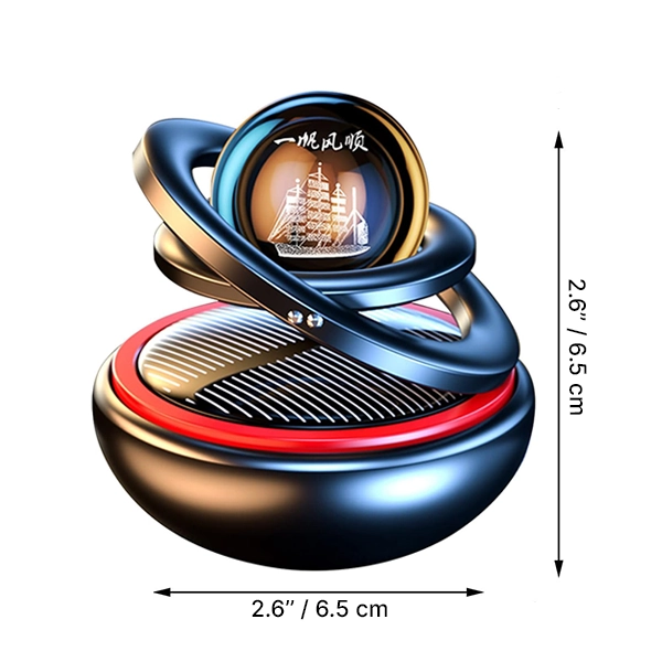 Désodorisant Solaire Rotatif pour Voiture – Image 5