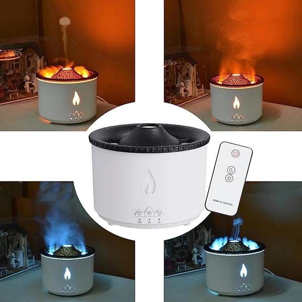 Volcano Humidificateur D’Air Méduse Diffuseur D’Arômes – Image 3