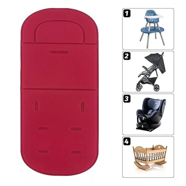 Coussin Doux pour Siège de Poussette Bébé – Image 2