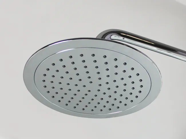 Cabine de douche rectangle, 110x80cm, blanche, verre transparent 5mm – Image 2